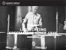 Tablet Screenshot of leahywolf.com